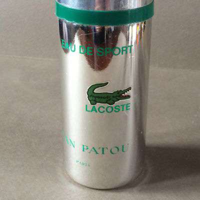 bottle eau de sport LACOSTE by JEAN PATOU vintage 1970s