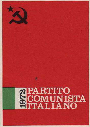 Membership Card ITALIAN COMMUNIST PARTY 1972
