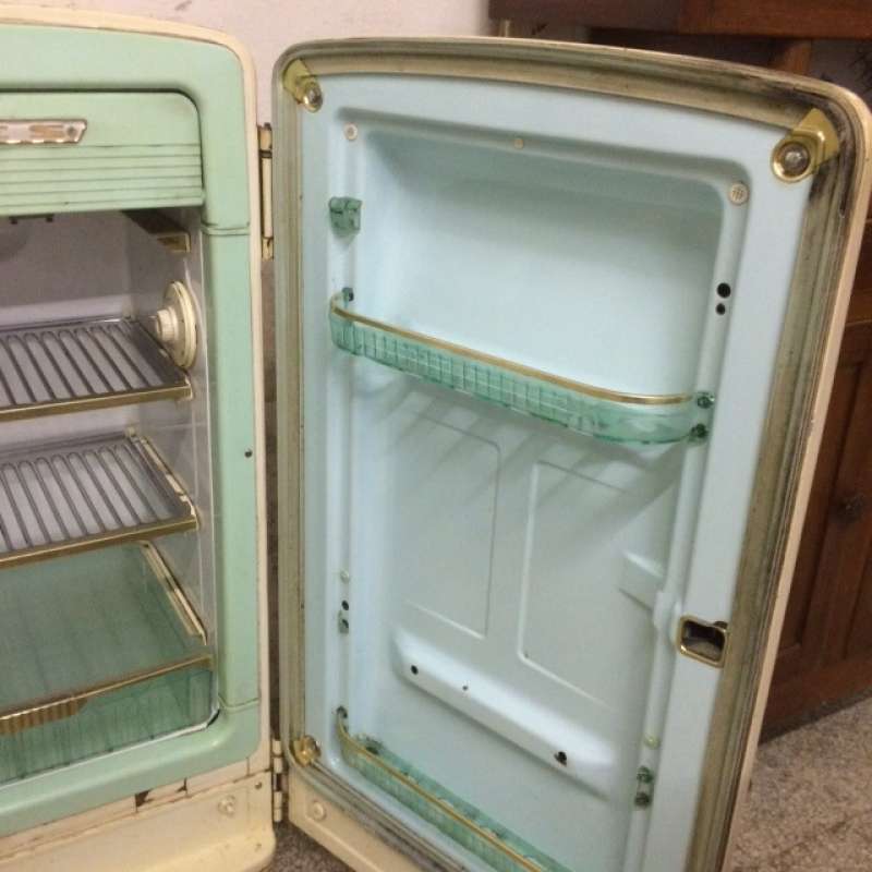 FRIGORIFERO FRIGO INDESIT GIALLO VINTAGE ANNI 60 INTROVABILE